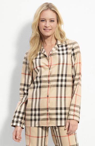 burberry pajama style shirt|burberry pajamas for women.